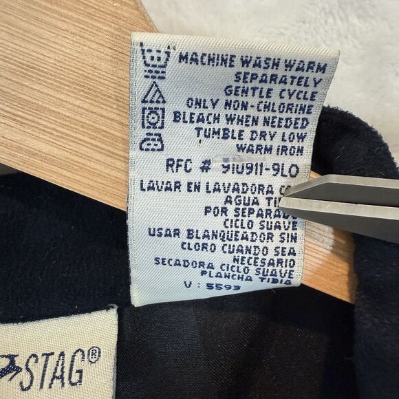 VTG Corduroy Jacket Black Grandma Embroidered Floral Boho Hippie 90s y2k - Picture 6 of 11